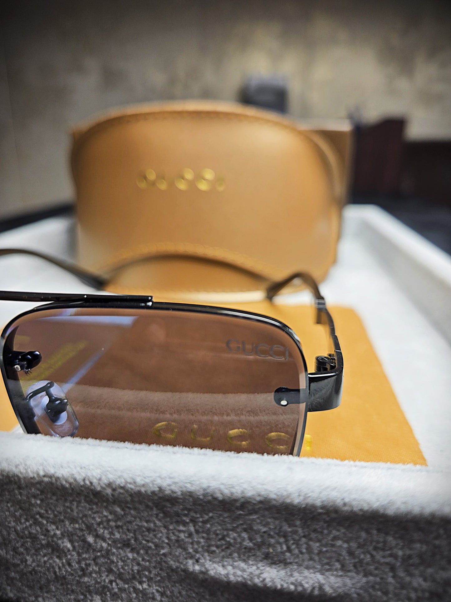 Gucci Black Shiny Eyeglasses