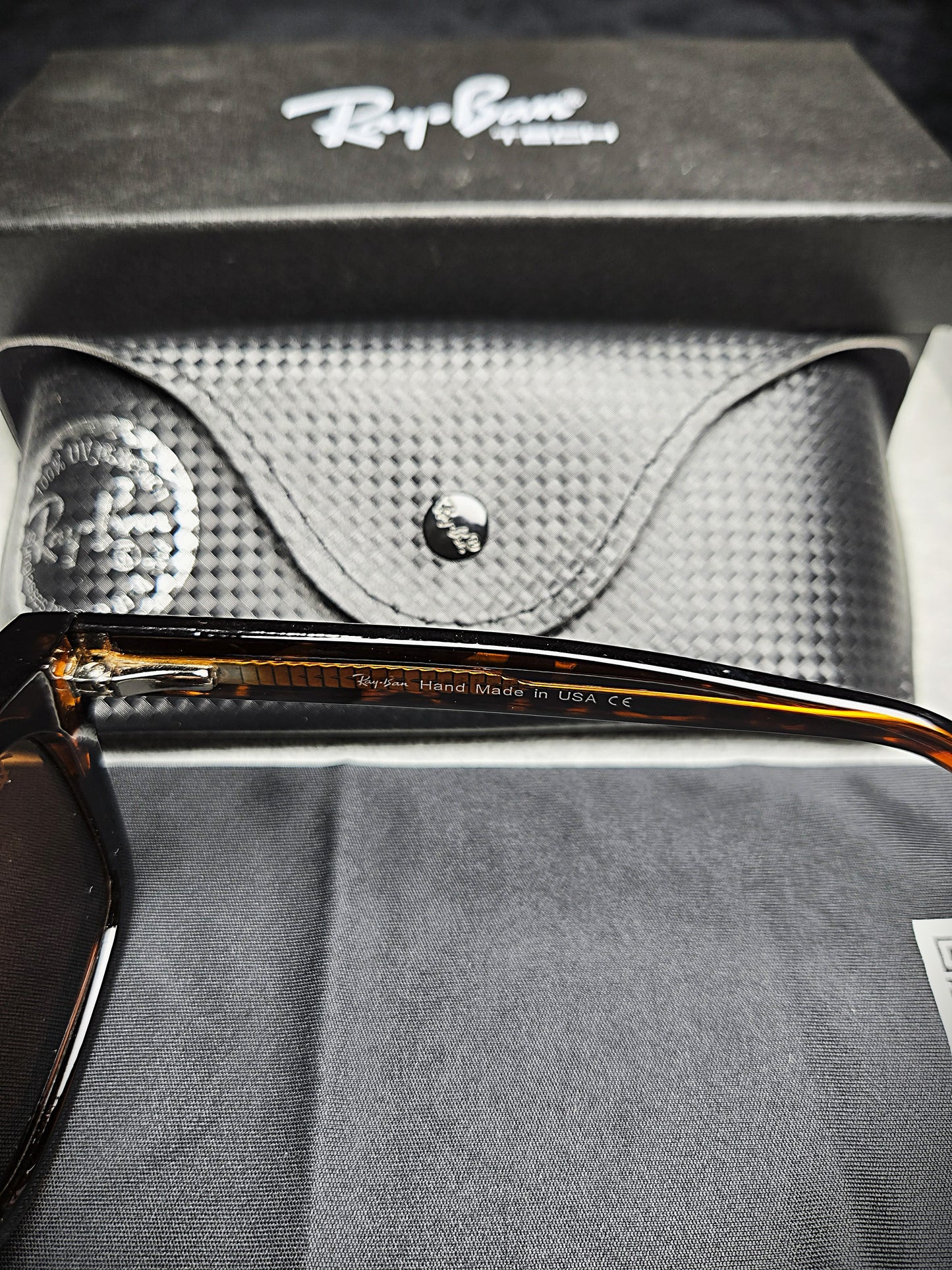 Ray-Ban Brown Lenses Eyeglasses with Dark Brown Frame