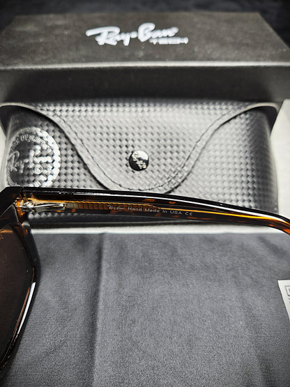 Ray-Ban Brown Lenses Eyeglasses with Dark Brown Frame