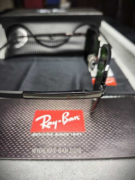 Ray-Ban Black Military Metallic Grey
