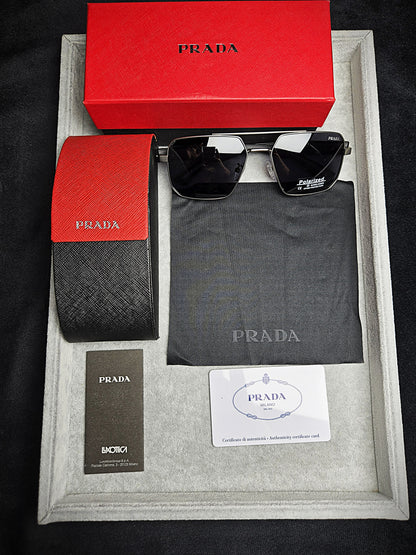 Prada Black Acetate Eyeglasses